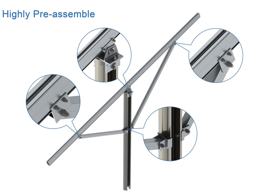 HQ Mount PV ground mounting system