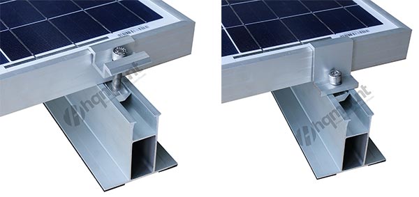 Trapezoidal Metal Roof Mounting Solar Mini Rail