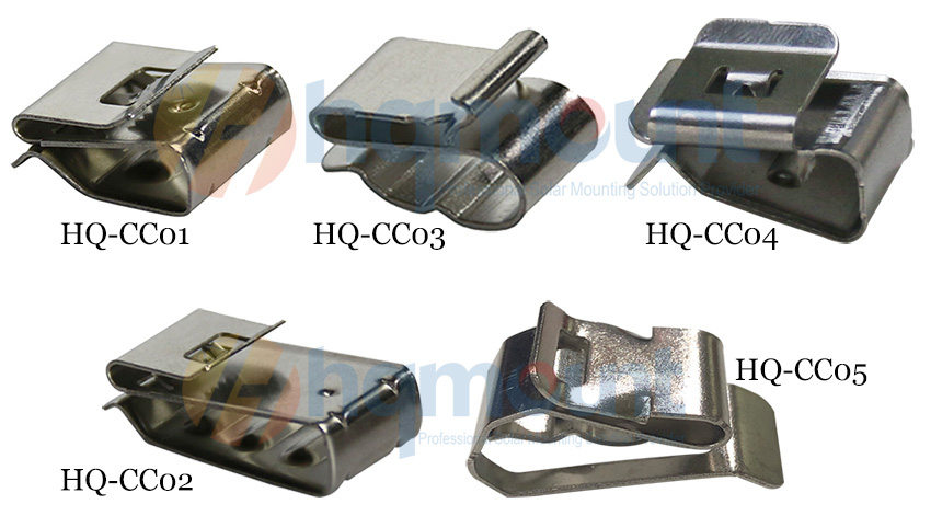 cable clip solar mounting