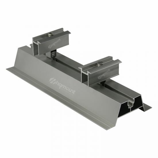 Solar Panel U Mini Rail Kit Mounting Bracket – Aluminum, 70-Piece Set For 4 Panels