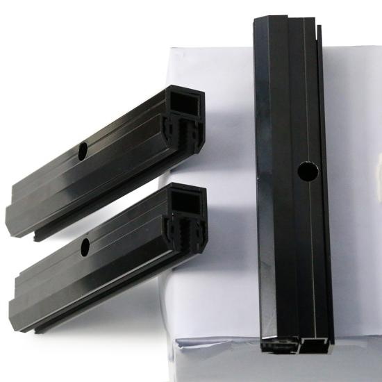 Solar black thin film clamp