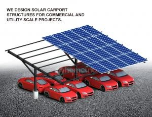 commercial Solar Carport Mounting Structure