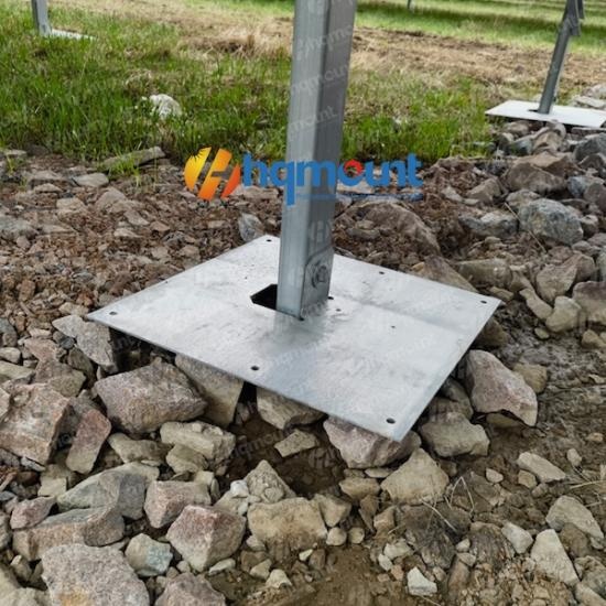 zam steel ground mounting system