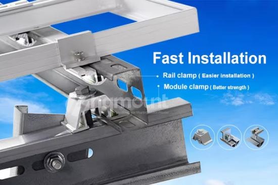 zam steel ground mounting system