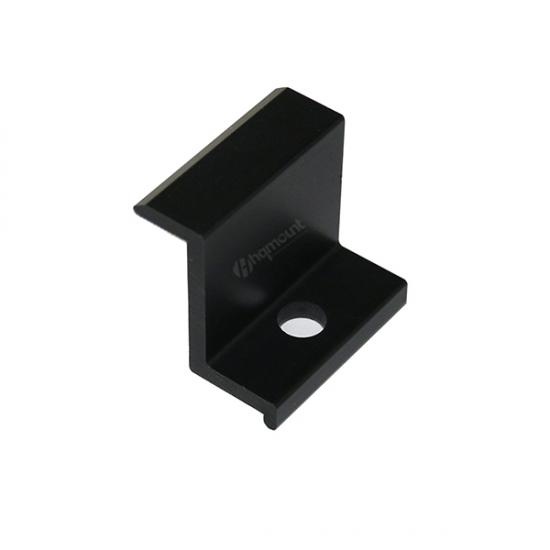 Silver anodized solar panel end clamp 30mm aluminum