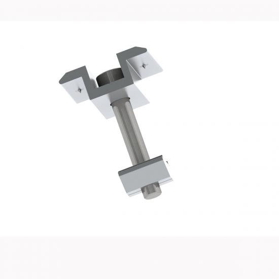 30mm aluminum solar panel fixing mid clamp set