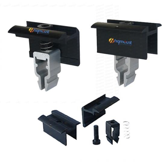 30mm aluminum solar panel fixing mid clamp set