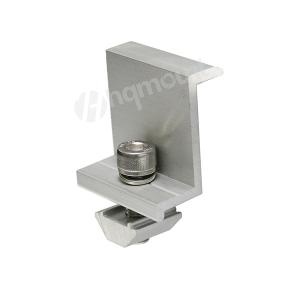 Silver anodized solar panel end clamp 30mm aluminum