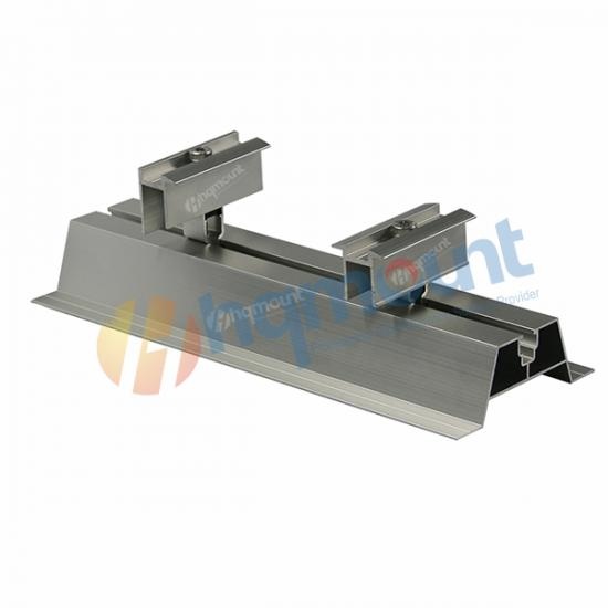 mini solar rail, aluminum solar rail, U profile solar rail, ZAM steel mini rail, cost effective solar racking