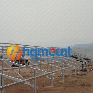solar ground mount system with U profile steel