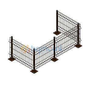 solar power plant fence