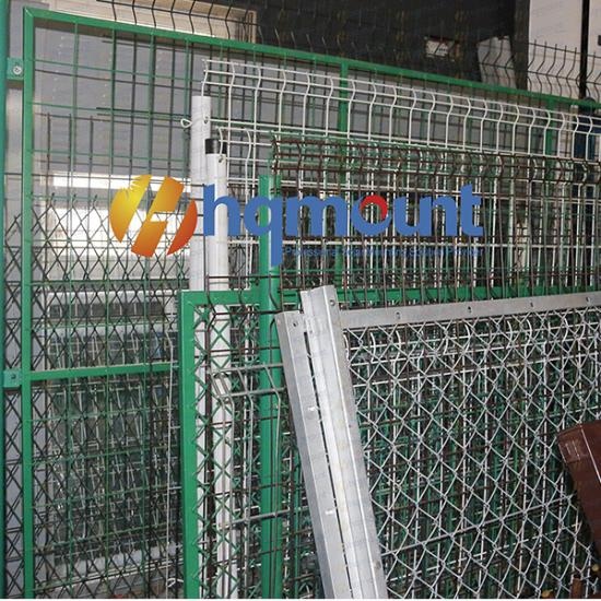 solar power plant fence