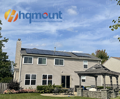 Asphalt Rooftop Solar Flashing Kit Installation Solution