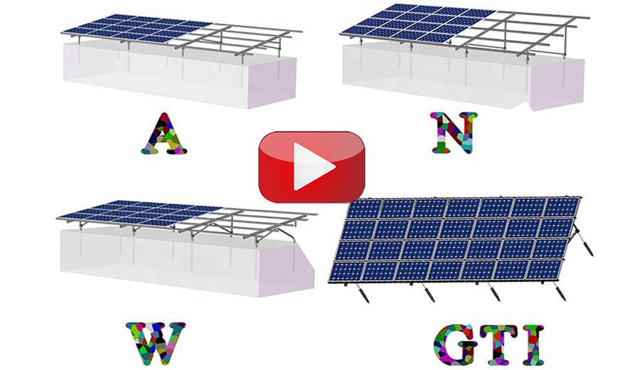hqmount GT1 ground aluminum pre-assembled solar racking system