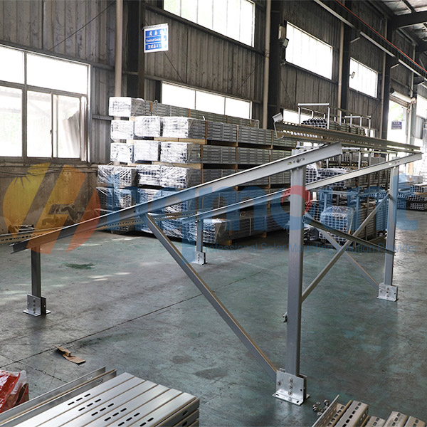 Pre Assembly Test: 1MW Steel Ground Mount – Engineered for 160km/h Winds, Destined for East Africa