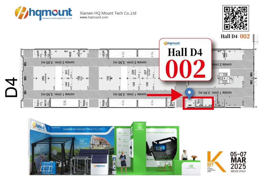 HQ Mount to Showcase Solar Mounting Solutions at KEY ENERGY 2025(Booth D4.002)