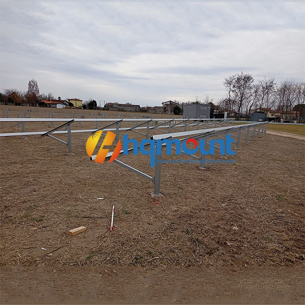 1MW GT2 ZAM Steel Post Aluminum Customize Profile Solar Power Plant