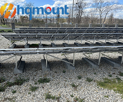 500kw solar triangle ground mounting project