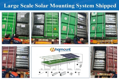 HQ Mount Ships 19 Containers of Solar Panel Ground Screw Anchor Mounting Brackets