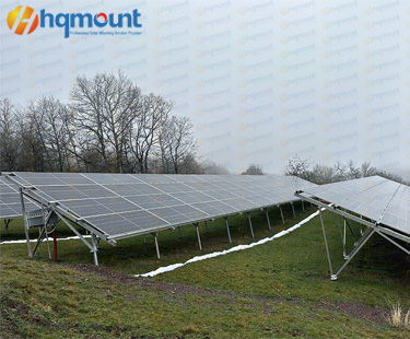 300kw HQ-GT1 solar ground mounting bracket project