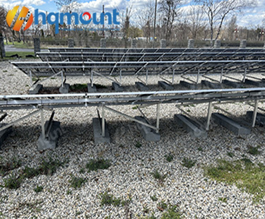 500kw solar triangle ground mounting project
