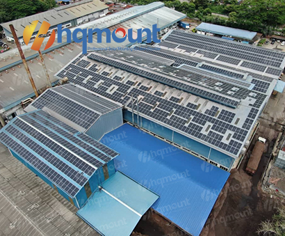 1.5MW solar tin roof mounting project