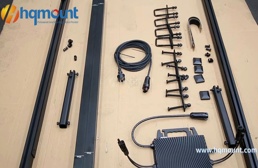 Installation of solar balcony system