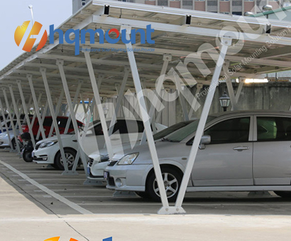 1.15MW Aluminium Solar Carport Running