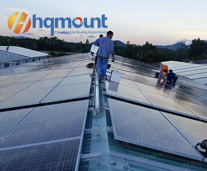 5MW Metal Solar Panel Rooftop project