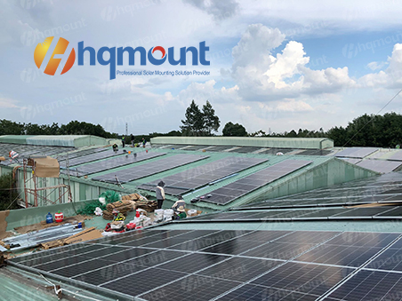 5MW Solar Rooftop Metal Deck Project