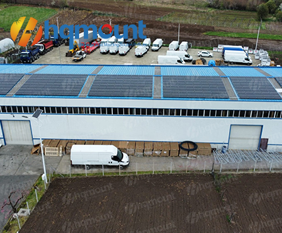 1MW Standing Seam Klip Lok 406  Metal Rooftop Solar Panel  Mounting Project