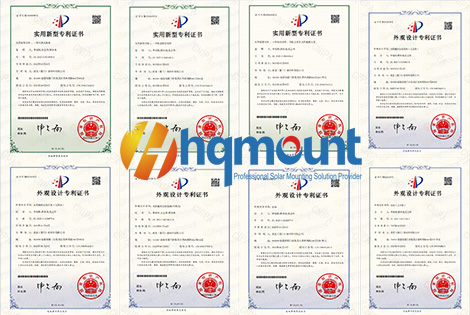 hqmount obtains numerous product design patent certificates