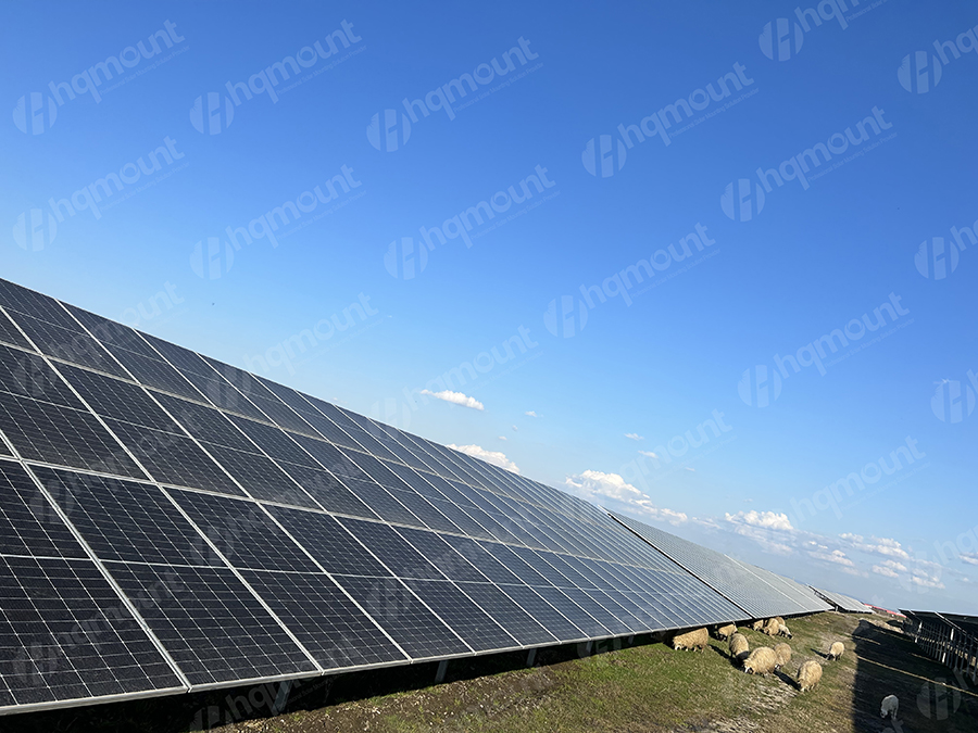 25MW solar farm pv ground mounting project