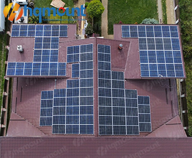 150kw solar tile roof mounting project