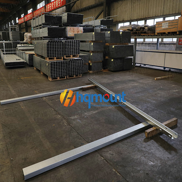 Factory Pre‑Assembly: 40m/s ZAM Coating Steel Ground Mount – Ready for Shipping